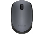 Logitech Wireless Mouse M170 Grey, Optical Mouse for Notebooks, Nano receiver,  Grey, Retail